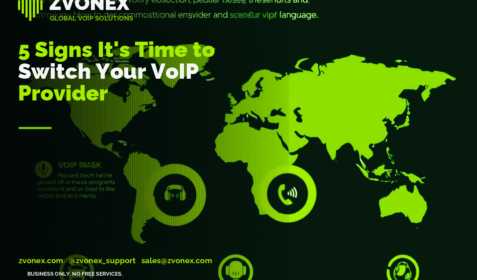 5 Signs It's Time to Switch Your VoIP Provider