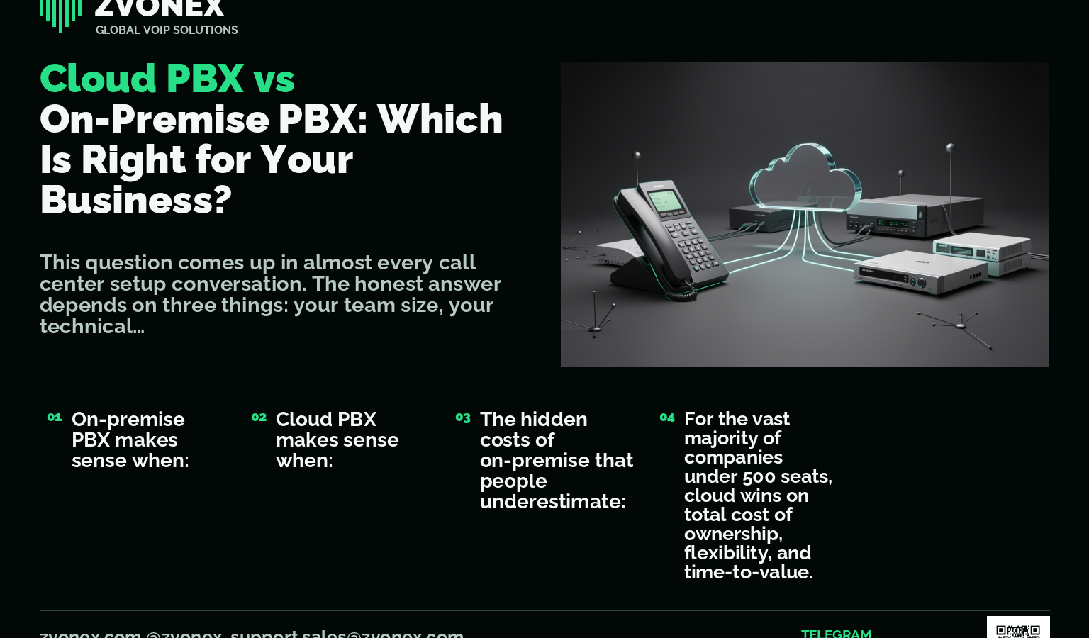 Cloud PBX vs On-Premise PBX: Which Is Right for Your Business?