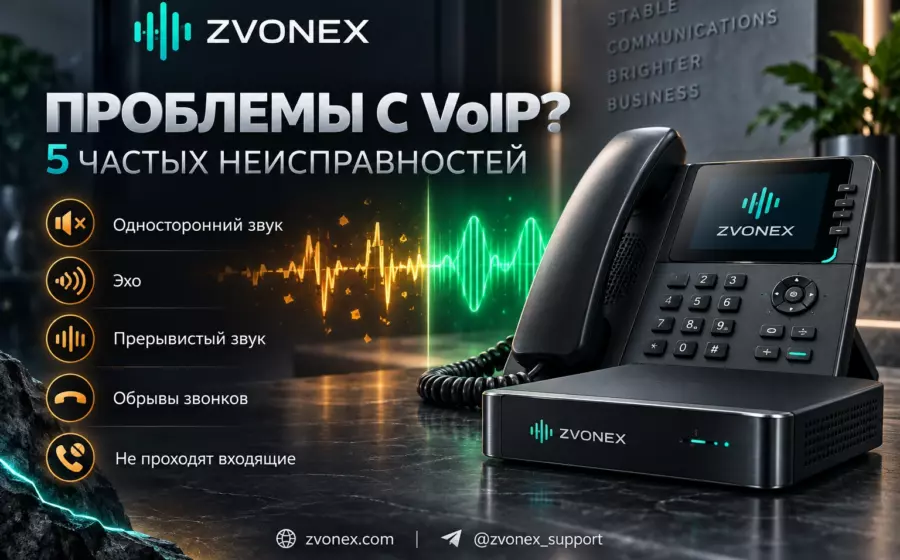 VoIP troubleshooting: 5 самых частых проблем и решения