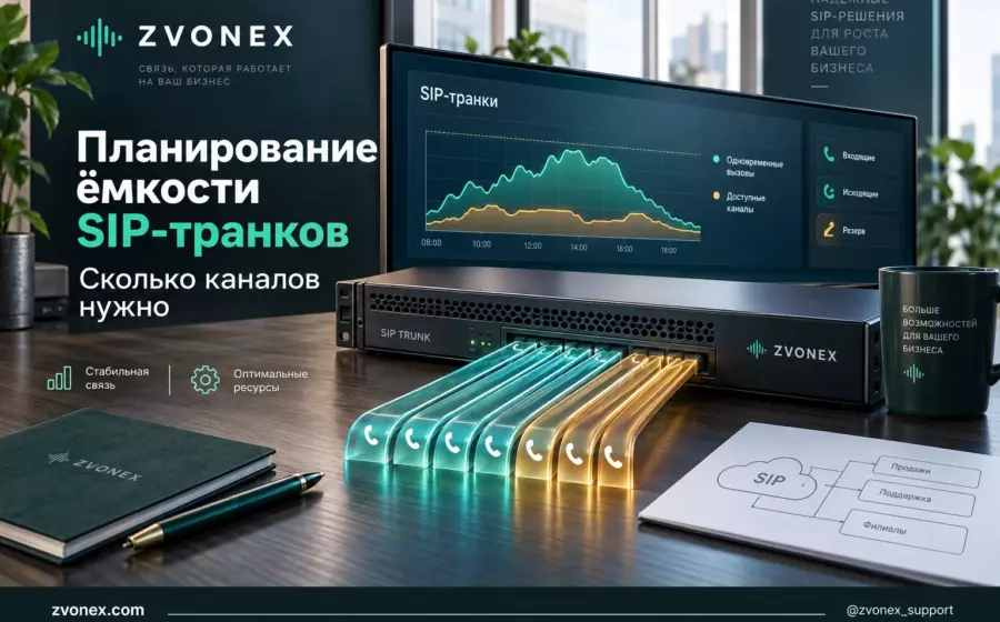 Планирование ёмкости SIP-транков: сколько каналов нужно