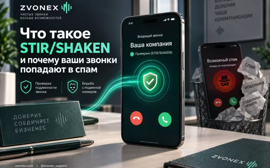 Что такое STIR/SHAKEN и почему ваши звонки попадают в спам