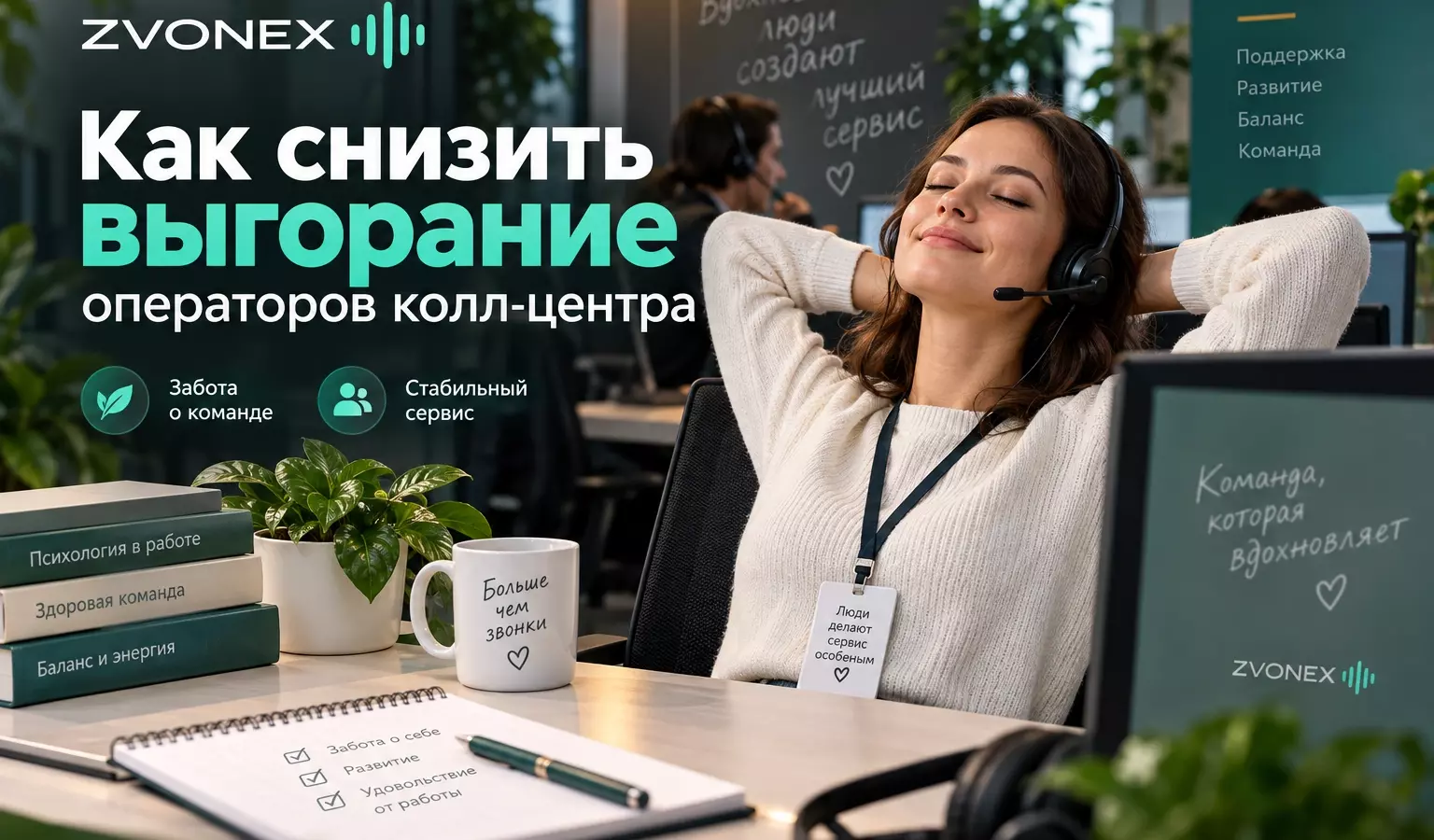 Как снизить выгорание операторов колл-центра