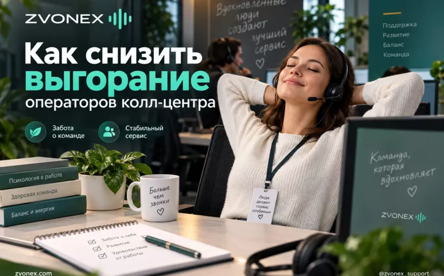 Как снизить выгорание операторов колл-центра